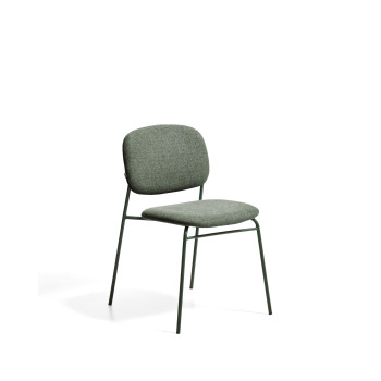 Chaise empilable en chenille Meli