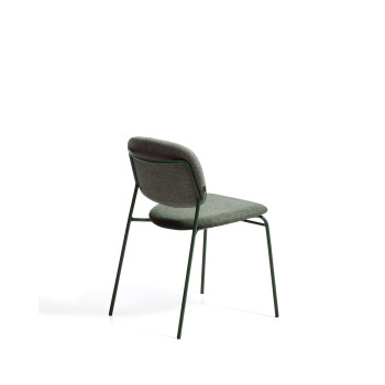 Chaise empilable en chenille Meli