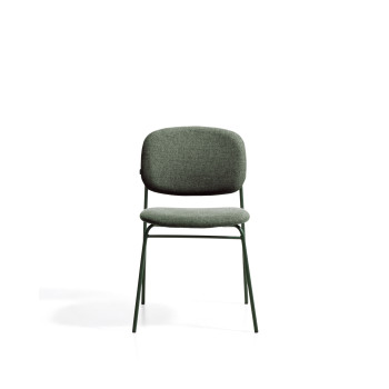 Chaise empilable en chenille Meli