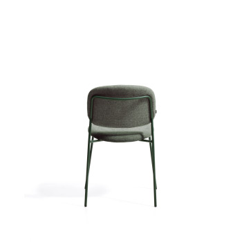 Chaise empilable en chenille Meli