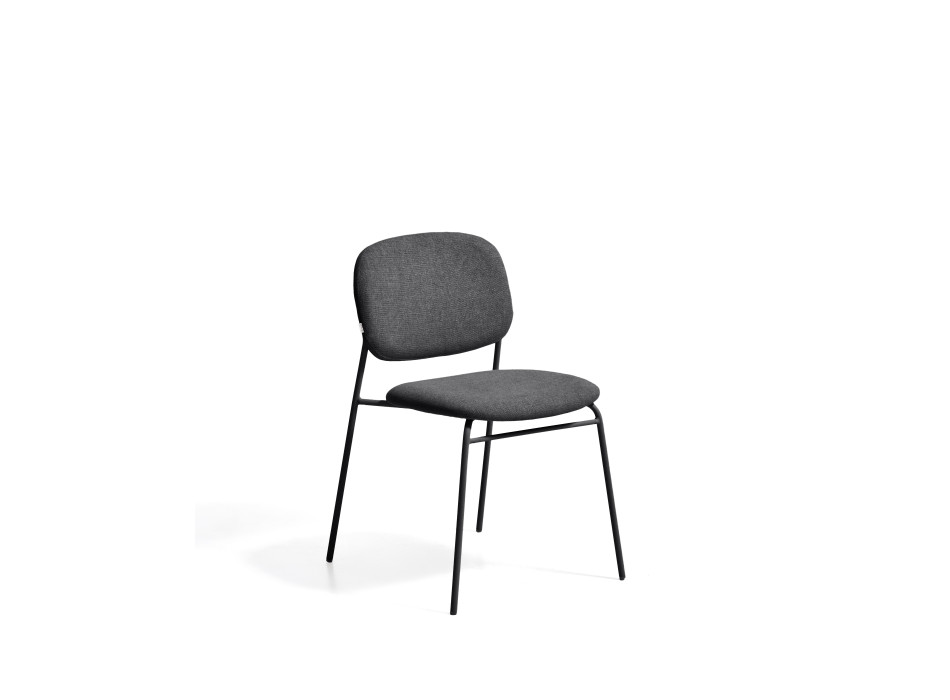 Chaise empilable en chenille Meli