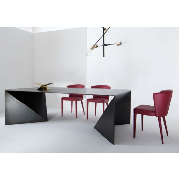 Chaise en cuir ATENA Julia Italia