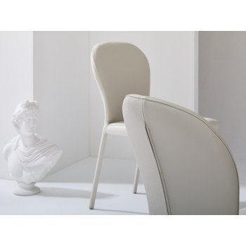 Chaise en cuir GAIA Julia Italia