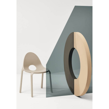 Chaise DROP Infiniti en polypropylène