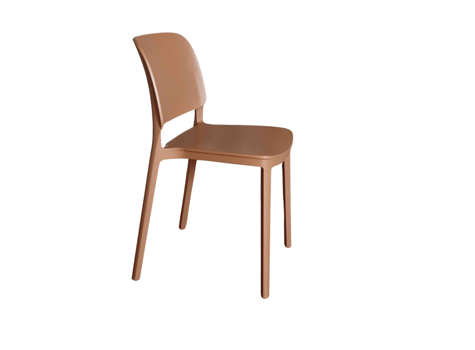 Chaise KEAI en polypropylène par Ingenia Casa