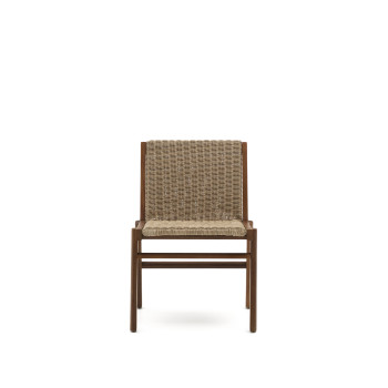 Chaise Itani en bois d'acacia massif et rotin synthétique 100% FSC