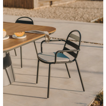 Chaise Joncols en aluminium peint LA FORME