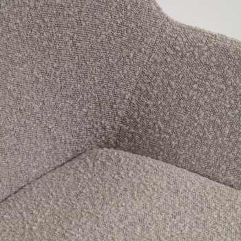 Chaise en peau de mouton Konna