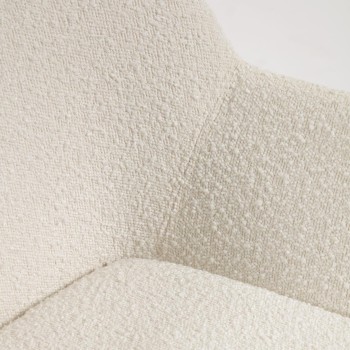 Chaise en peau de mouton Konna