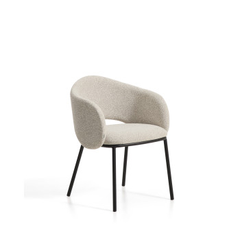 Chaise Maina en chenille épaisse