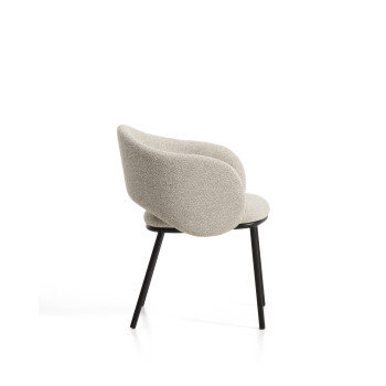 Chaise Maina en chenille épaisse