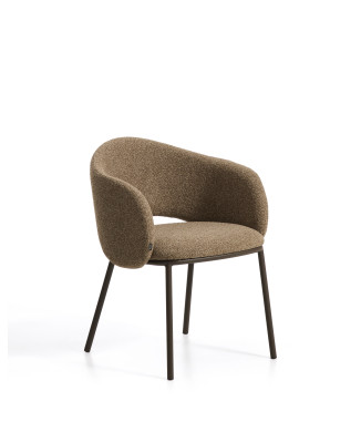 Chaise Maina en chenille épaisse