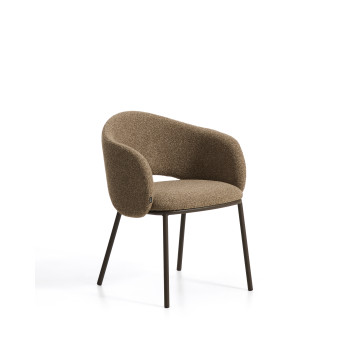 Chaise Maina en chenille épaisse