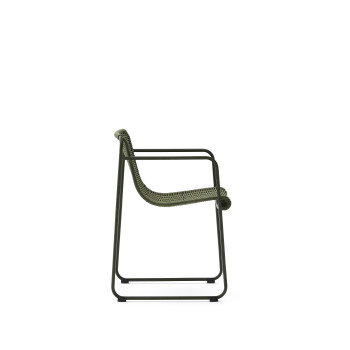 Chaise Maurina en acier galvanisé