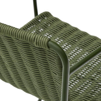 Chaise Maurina en acier galvanisé