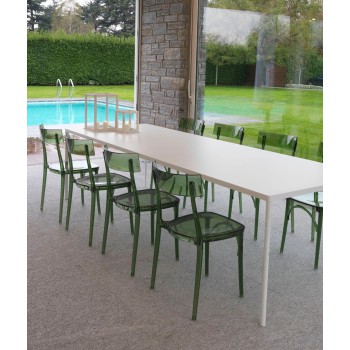 Chaise Milano 2015 Transparent Polycarbonate Colico