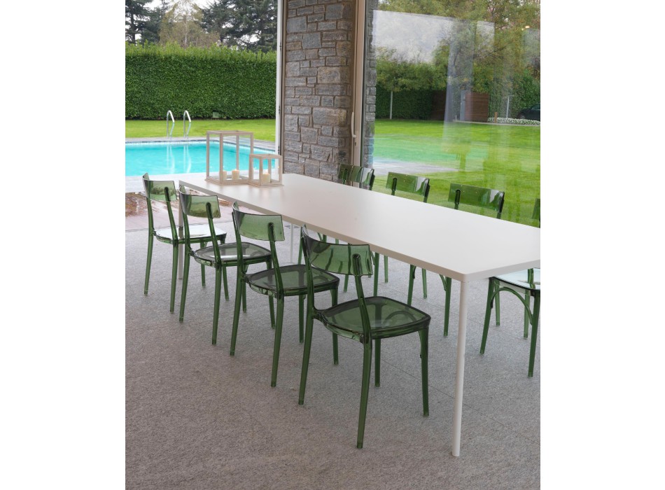 Chaise Milano 2015 Transparent Polycarbonate Colico