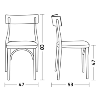 Chaise Milano 2015 Polycarbonate Transparent Colico