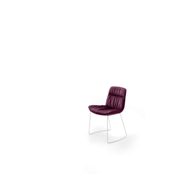 Fauteuil traîneau en tissu NEST - NITESCO