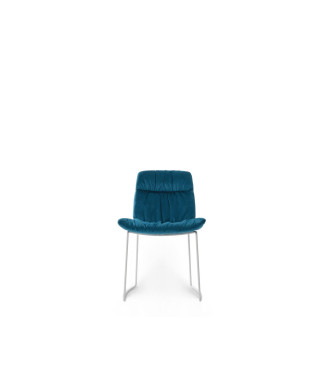 Fauteuil traîneau en tissu NEST - NITESCO