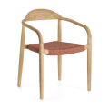 Chaise Nina en bois de terre cuite massif