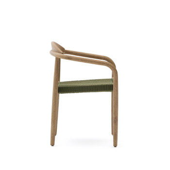 Chaise Nina en bois de terre cuite massif