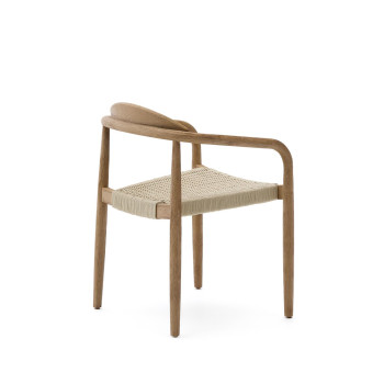 Chaise Nina en bois de terre cuite massif