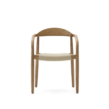 Chaise Nina en bois de terre cuite massif