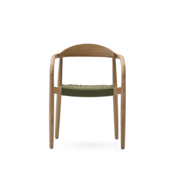 Chaise Nina en bois de terre cuite massif