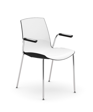 Fauteuil à quatre pieds avec accoudoirs NOW - INFINITI