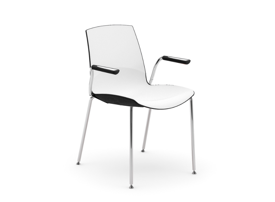 Fauteuil à quatre pieds avec accoudoirs NOW - INFINITI