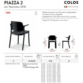 Chaise PIAZZA COLOS