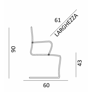 Chaise Retex 10 COMEL