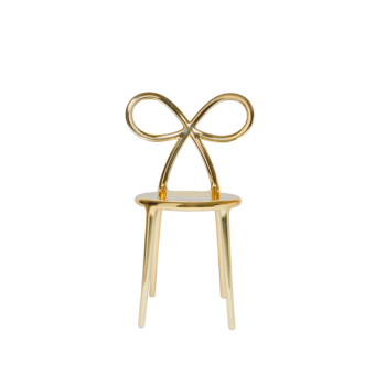 Chaise ruban QEEBOO avec finition métallique