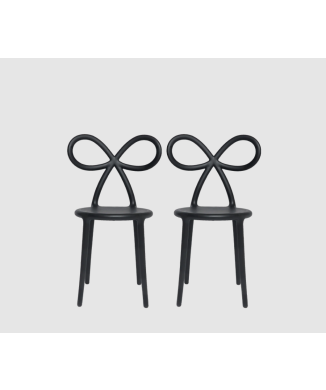 Lot de 2 chaises ruban QEEBOO
