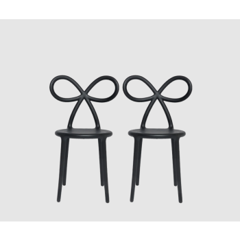 Lot de 2 chaises ruban QEEBOO