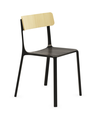 Chaise RUELLE avec dossier en bois - INFINITI