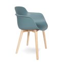 Chaise SICLA avec pieds en bois - INFINITI