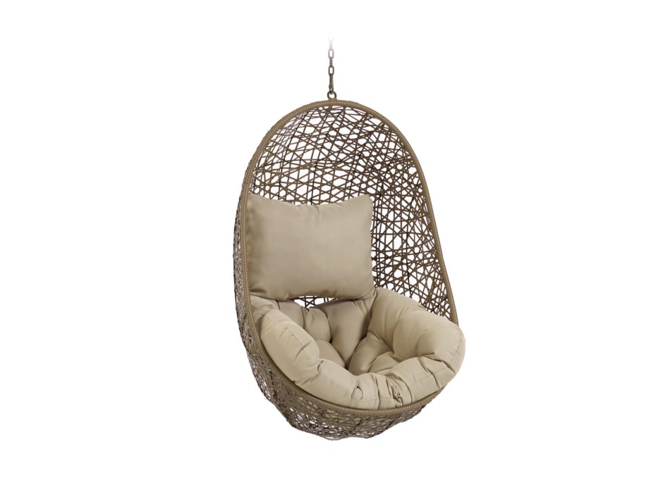 Fauteuil suspendu Florina marron