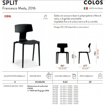 Chaise SPLIT COLOS