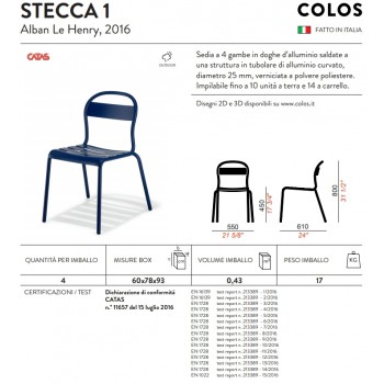 Chaise STECCA 1 COLOS