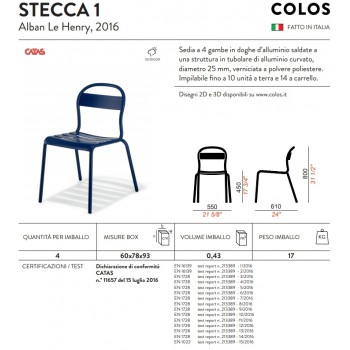 Chaise STECCA 1 COLOS