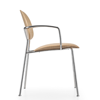 Fauteuil 4 pieds TONDINA avec accoudoirs - INFINITI