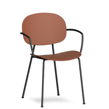 Fauteuil 4 pieds TONDINA POP avec accoudoirs - INFINITI