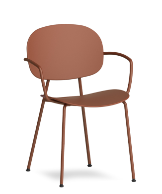 Fauteuil 4 pieds TONDINA POP avec accoudoirs - INFINITI