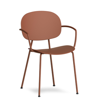 Fauteuil 4 pieds TONDINA POP avec accoudoirs - INFINITI