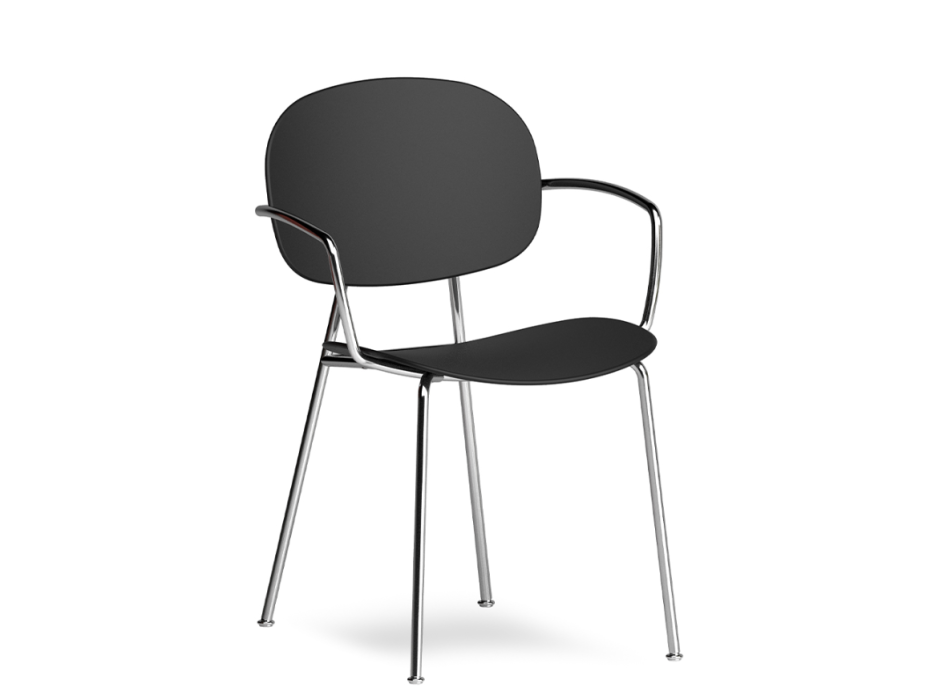 Chaise d'extérieur 4 pieds TONDINA POP avec accoudoirs - INFINITI
