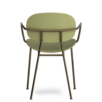Chaise d'extérieur 4 pieds TONDINA POP avec accoudoirs - INFINITI