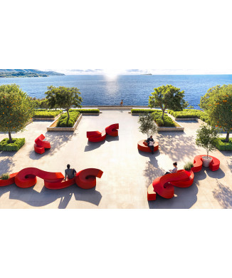 Siège-sculpture modulaire TWIST de Plust