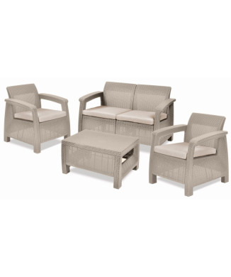 CORFÙ LOUNGE SET Ensemble de jardin KETER